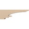 Ekena Millwork 6"W x 36"D x 12"H Thin Diane Rough Cedar Woodgrain TimberThane Corbel, Primed Tan CORUR06X36X12DIARCPR - alternate 2